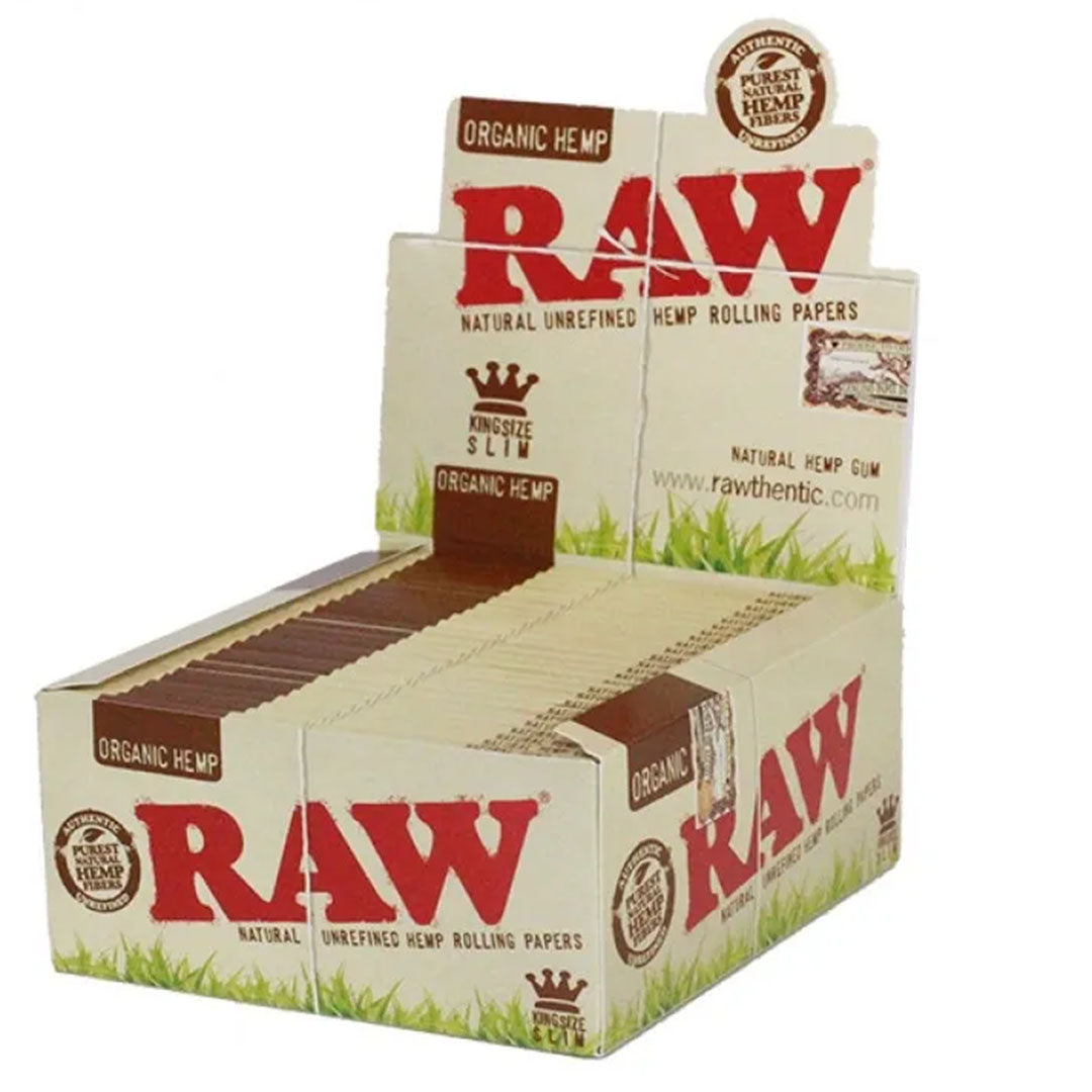 RAW Organic Hemp KS Slim (box of 50)Raw