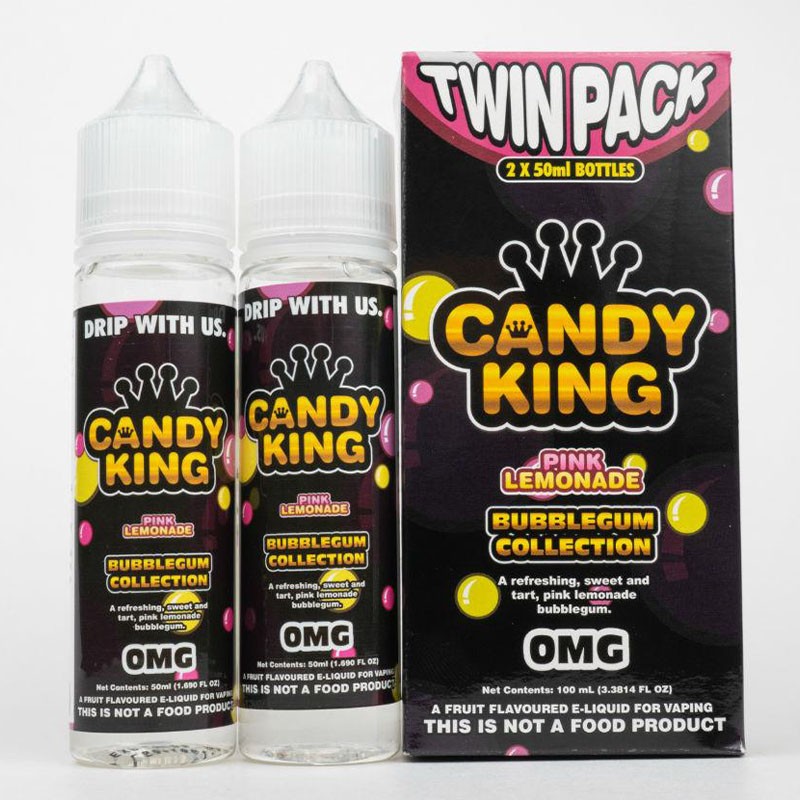 Candy King Pink Lemonade Bubblegum (Twin Pack)Candy King eJuice