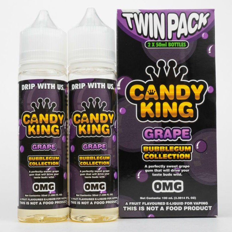 Candy King Grape Bubblegum (Twin Pack)Candy King eJuice