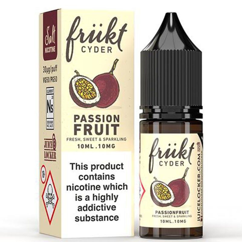 Passion Fruit by Frukt Cyder Salt 10mlFrukt Cyder