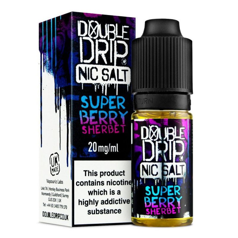 SUPER BERRY SHERBET E-LIQUID BY DOUBLE DRIP NIC SALTDouble Drip Coil Sauce