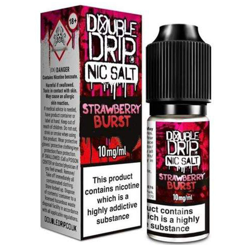 Strawberry Burst Nic Salt e-liquid By Double DripDouble Drip Coil Sauce