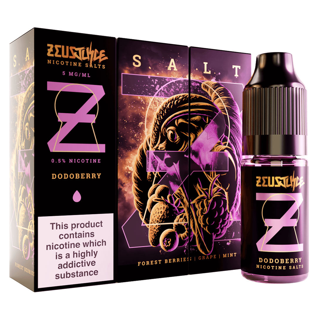 Dodoberry Nicotine Salt By Zeus Juice 10mlZeus Juice Uk