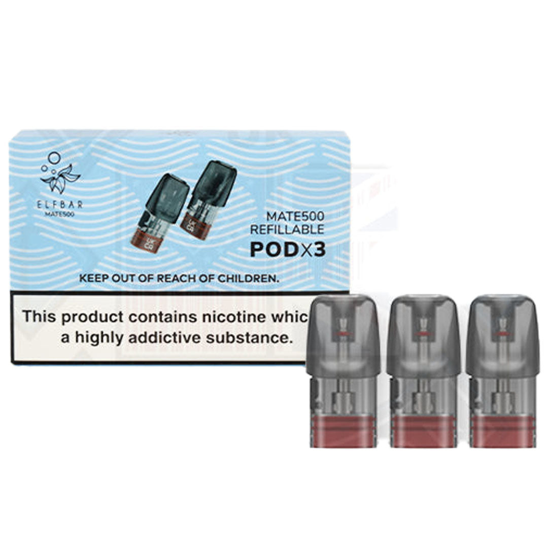 Elf Bar Mate 500 Refillable Pod 2ml 3packElf Bar