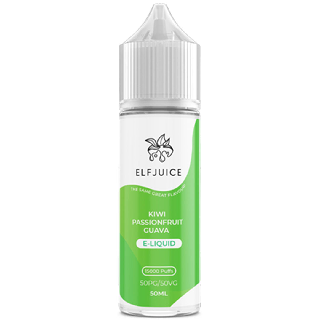 Kiwi Passion Guava By Elf Juice 50ml Shortfill 0mgElf Juice