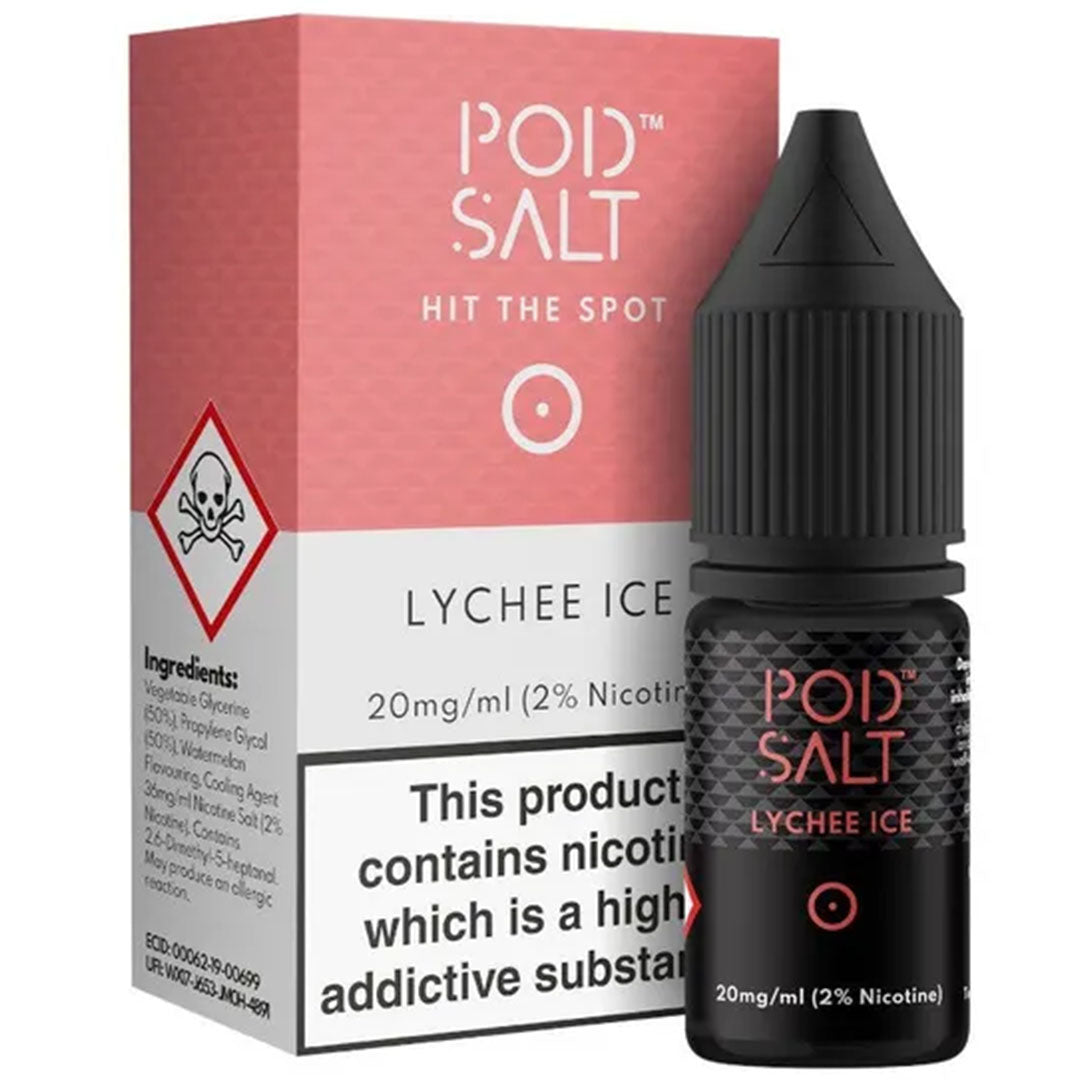 Lychee Ice E-Liquid by Pod SaltPod Salts