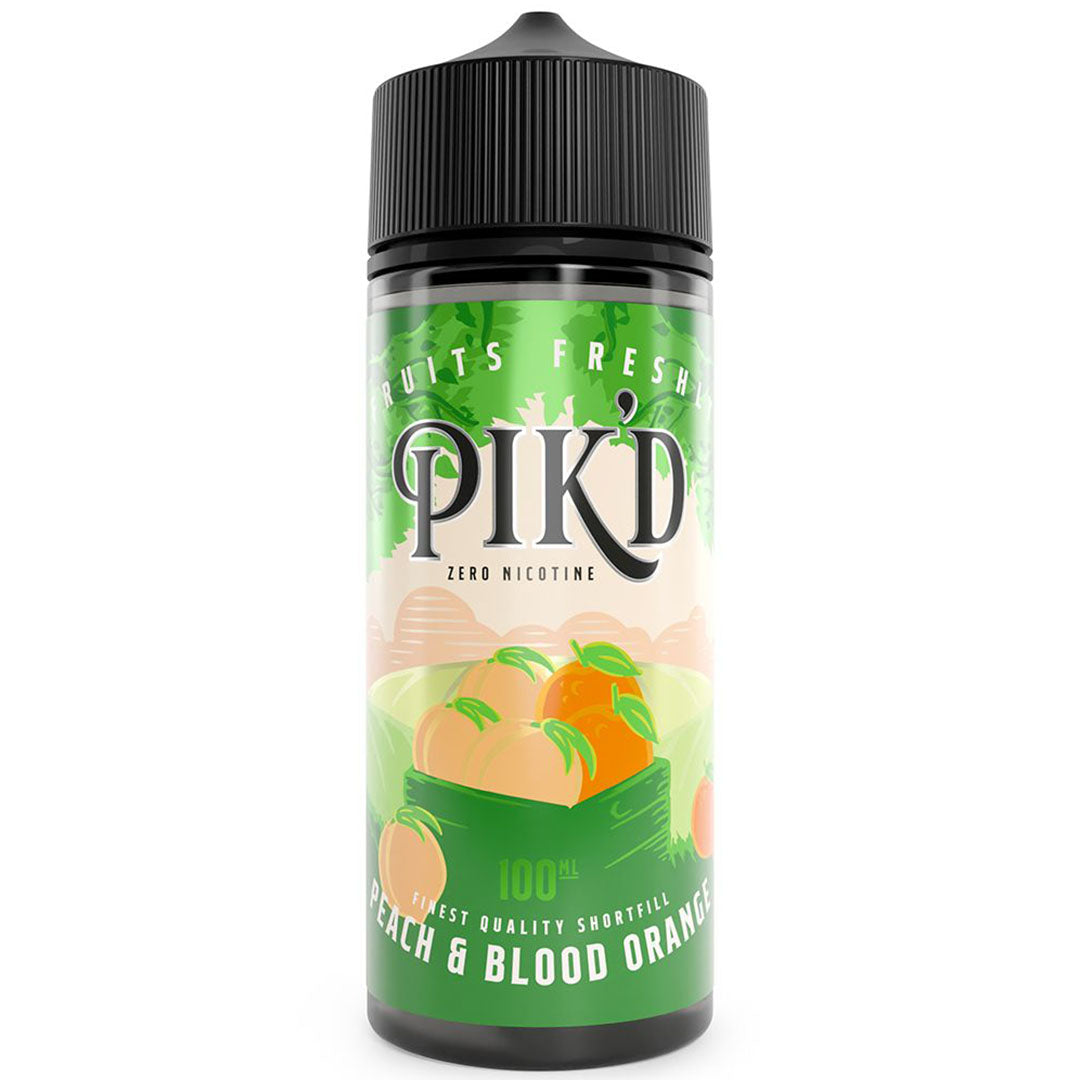 Peach & Blood Orange 100ml Shortfill By PikdPikd