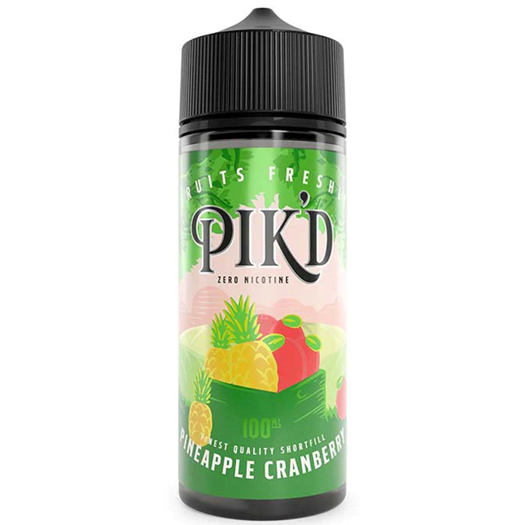 Pineapple & Cranberry 100ml Shortfill By PikdPikd