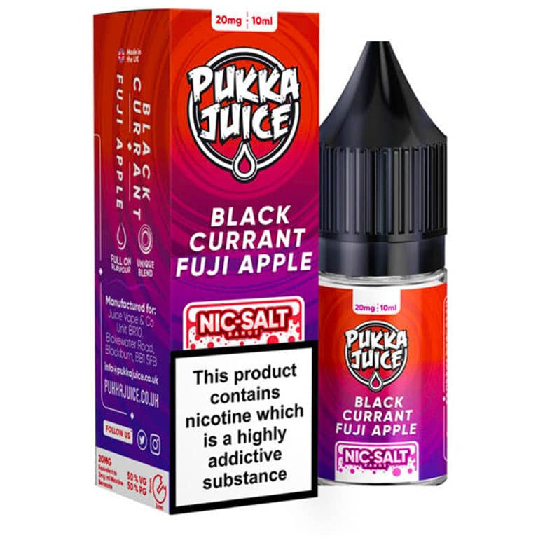 Blackcurrant Fuji Apple By Pukka Juice Nic Salt E-LiquidPukka Juice