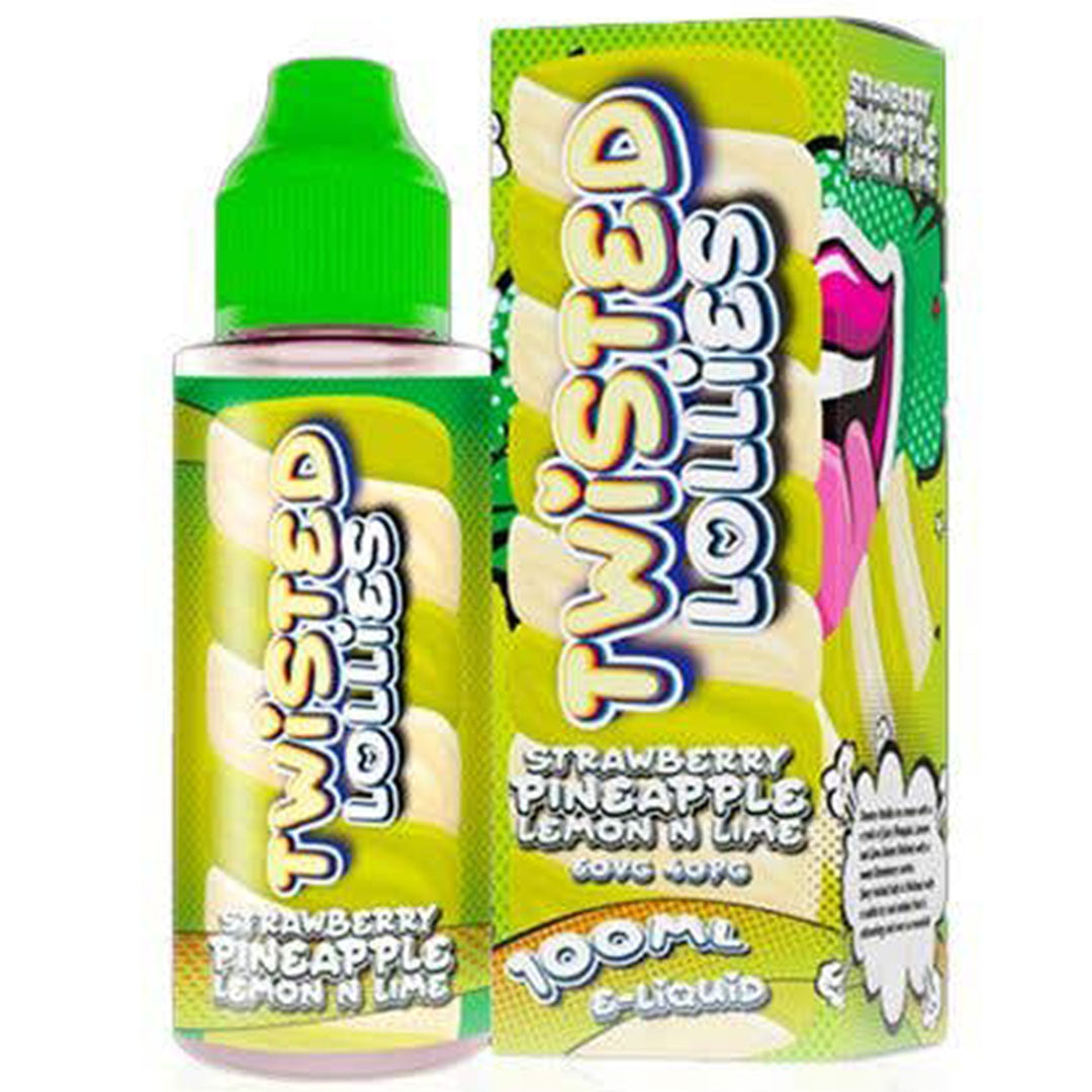 Twisted Lollies - Strawberry Pineapple Lemon N Lime 100ml E-LiquidTwisted Lollies