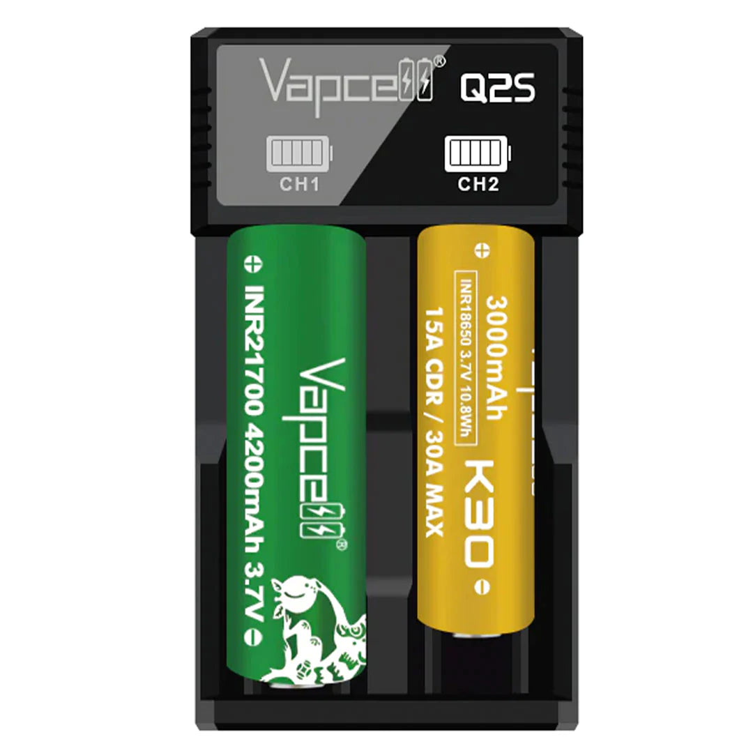 Vapcell Q2S - 2 Bay ChargerVapcell
