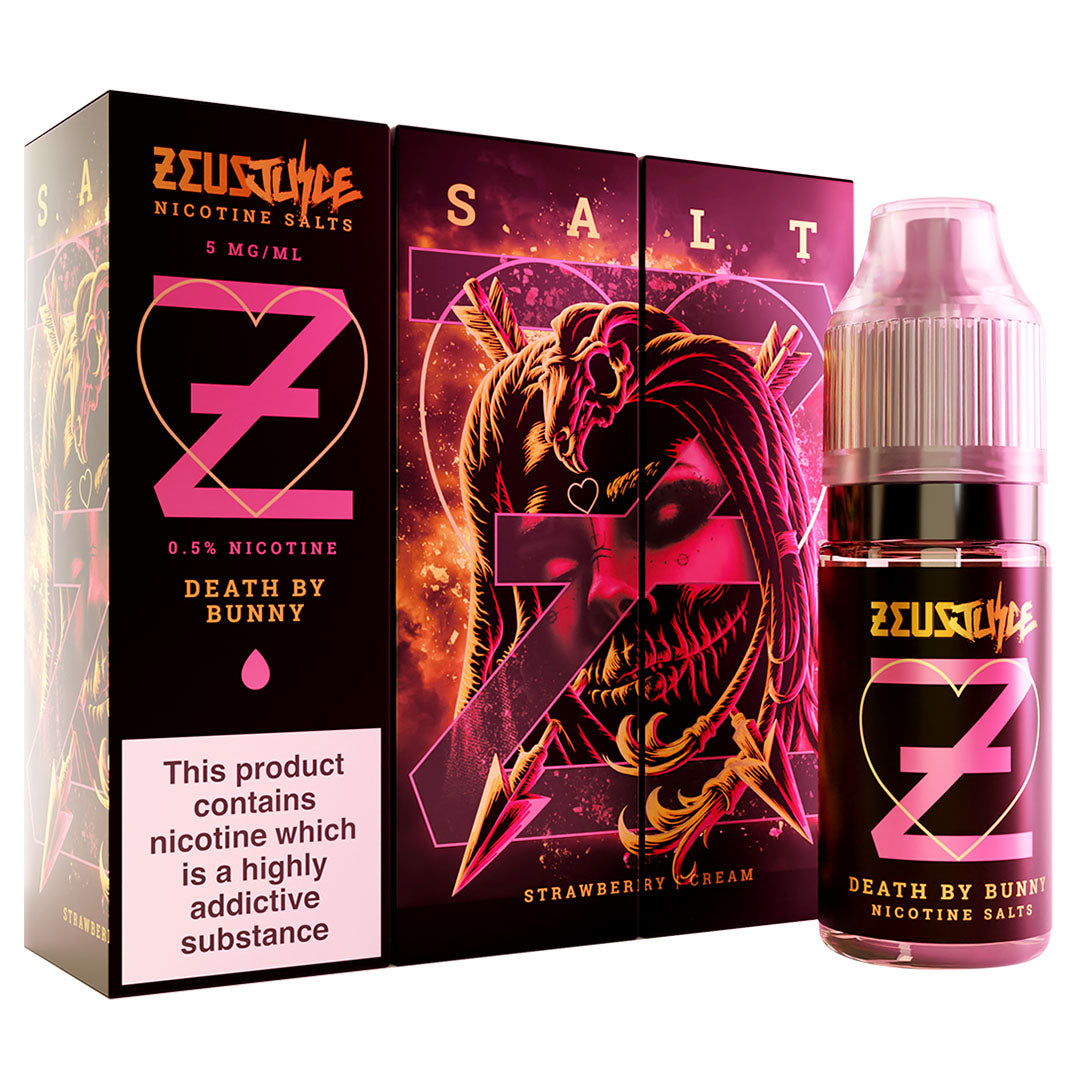 Death By Bunny Nicotine Salt By Zeus Juice 10mlZeus Juice Uk