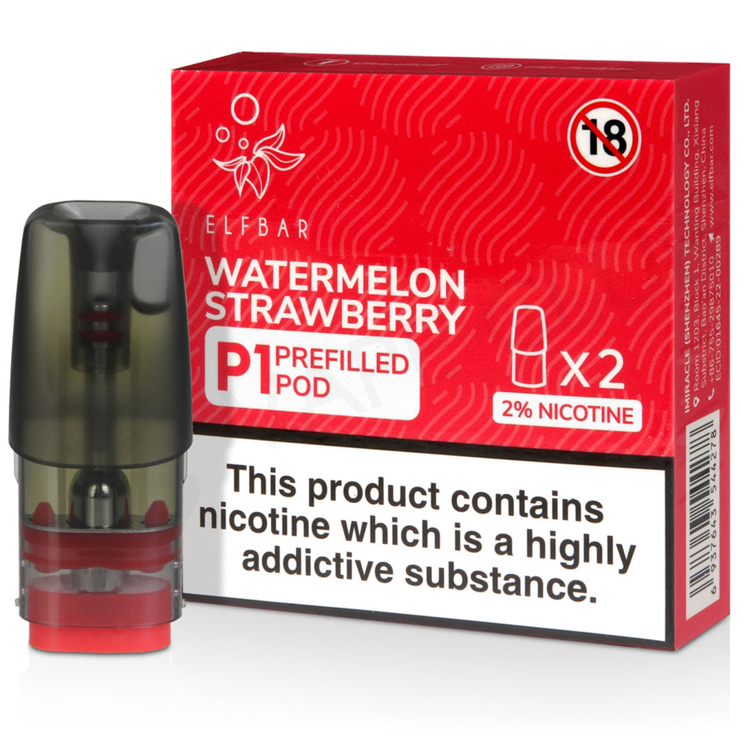 Elf Bar Mate 500 Pre Filled PodsElf Bar 20mg Watermelon Strawberry