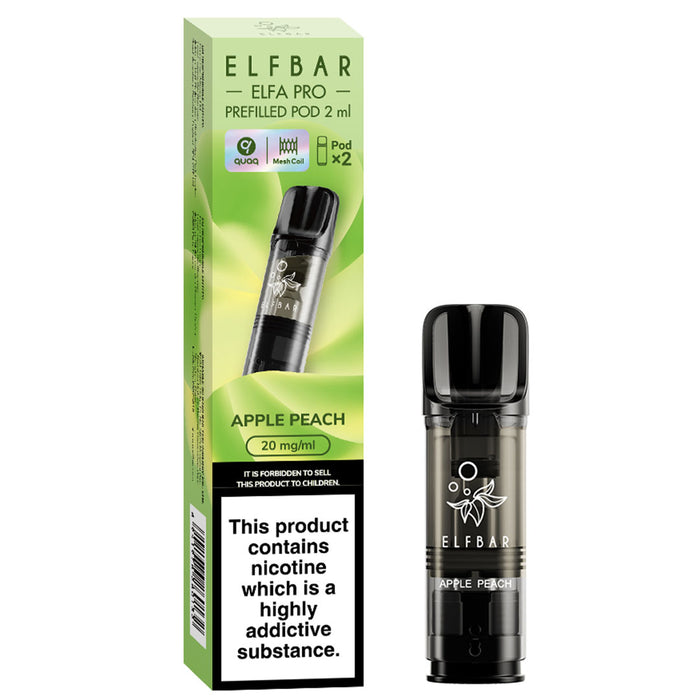 Elf Bar ELFA Pro Prefilled Pods Elf Bar Apple Peach