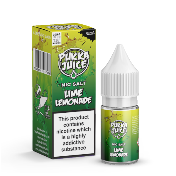 Pukka Juice Nic Salt Lime Lemonade E-LiquidPukka Juice