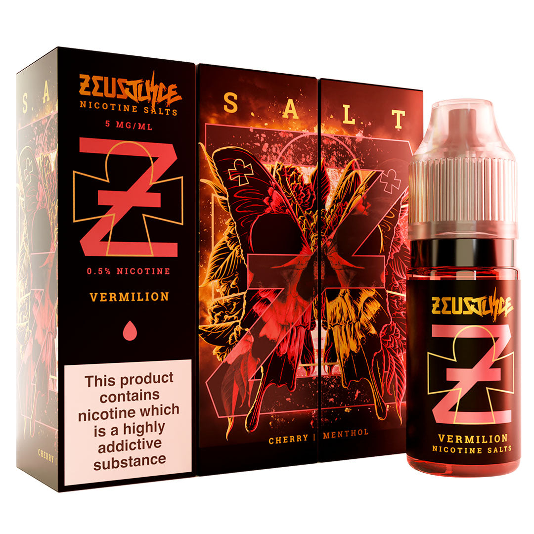 Vermilion Nicotine Salt By Zeus Juice 10mlZeus Juice Uk