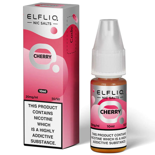Cherry By Elf Bar Elfliq 10ml E Liquid Nicotine Salt  Elf Bar   