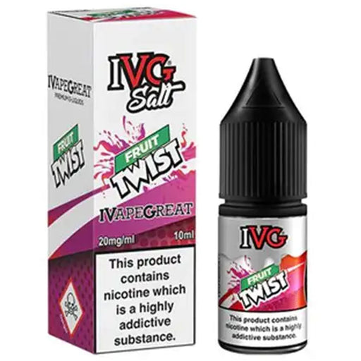 Fruit Twist Nic Salt E-liquid by IVG 10ml  I VG   