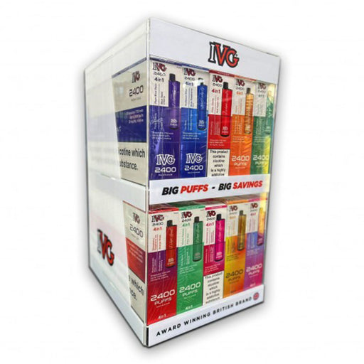 I VG 2400 Puff Disposable Display Stand Point of Sale  I VG   