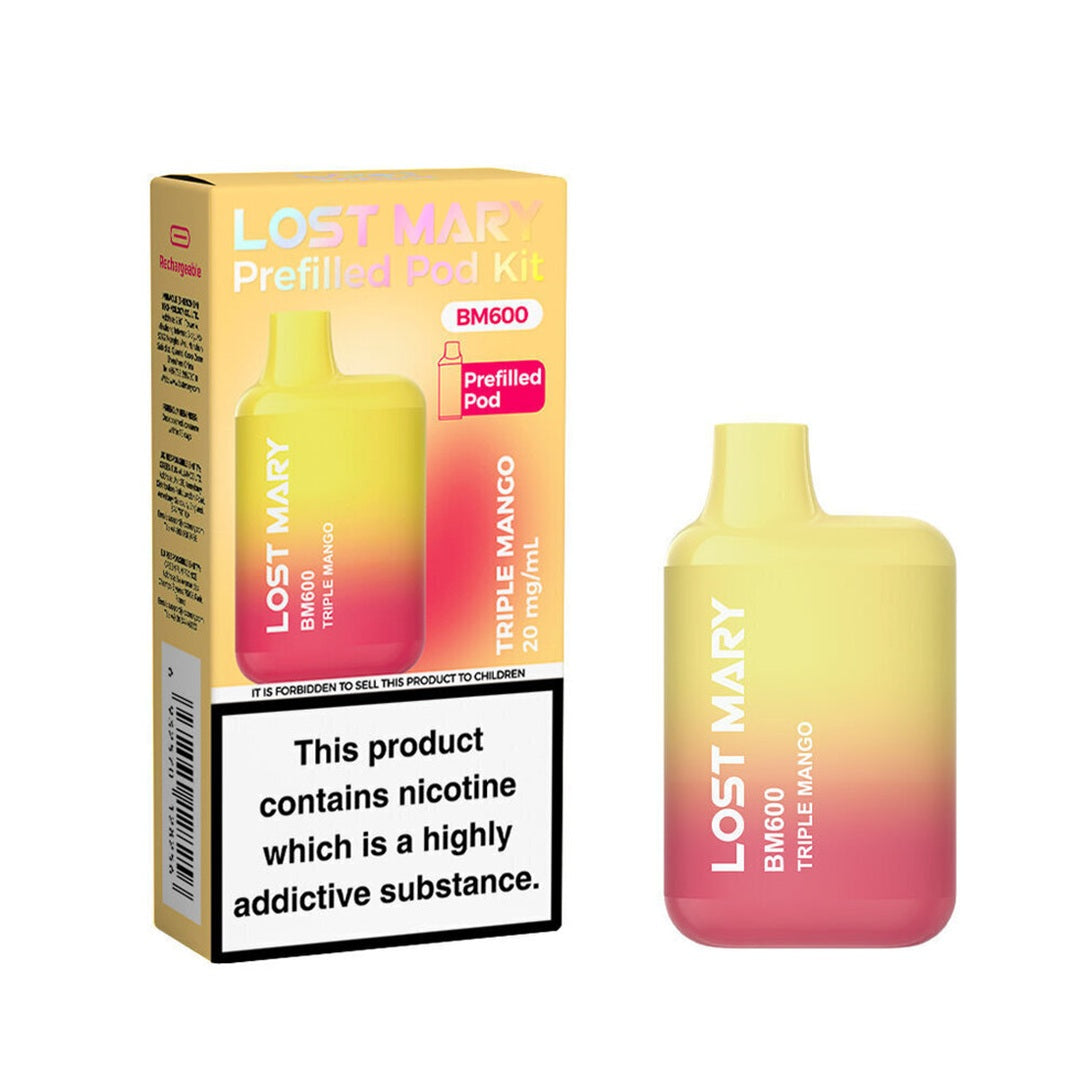 Lost Mary BM600 Prefilled Vape KIT London Vape wholesale Lost Mary BM600 Prefilled Vape KIT London Vape wholesale