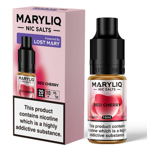 Red Cherry By Maryliq - Lost Mary Nic Salt E-Liquid 10ml  Lost Mary   