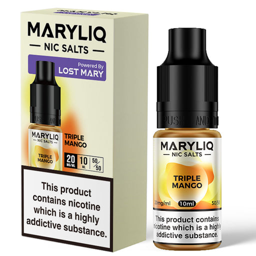 Triple Mango By Maryliq - Lost Mary Nic Salt E-Liquid 10ml  Lost Mary   