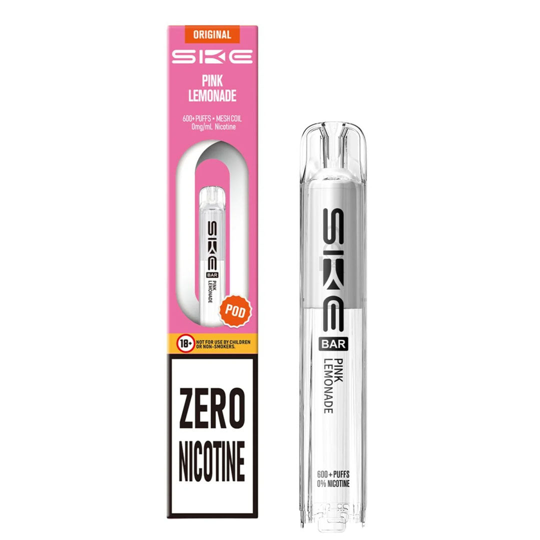 SKE Bar 600 Zero Nicotine 0mg Disposable Pod | 32 Flavours | Wholesale UK   London Vape wholesale