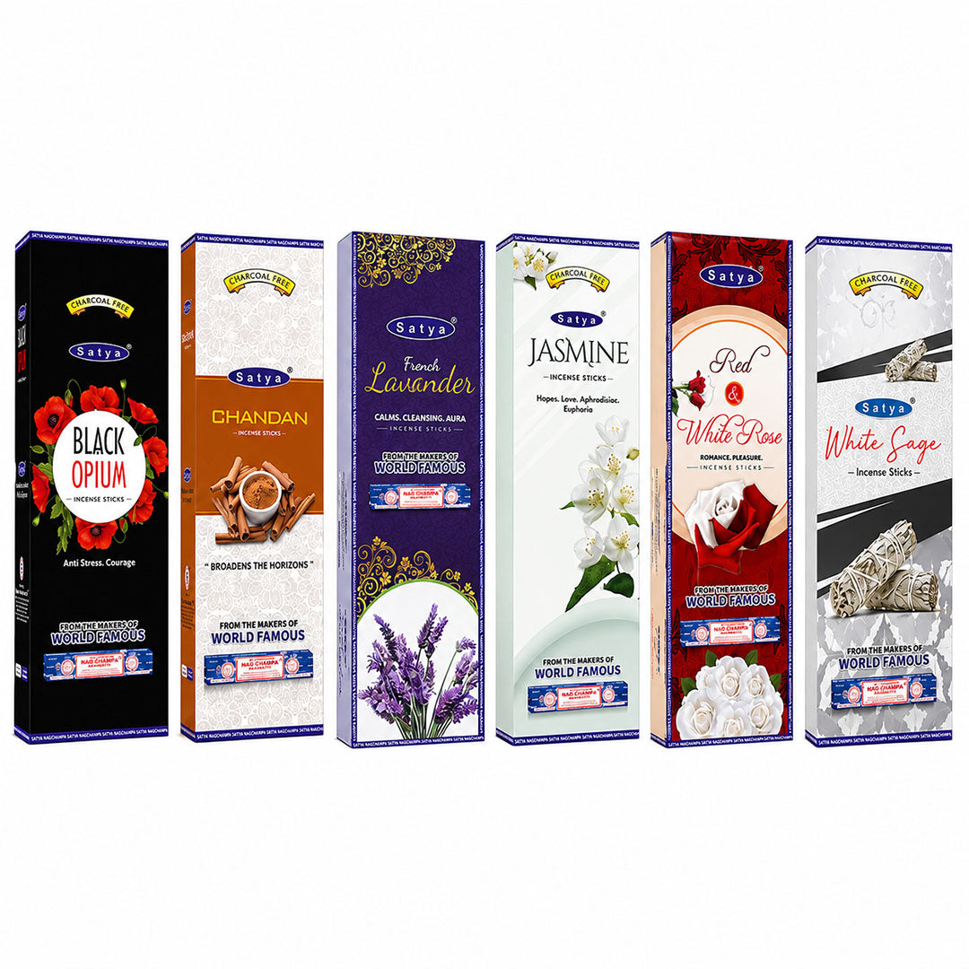 Satya Hexa Incense - 120 Sticks 6PK