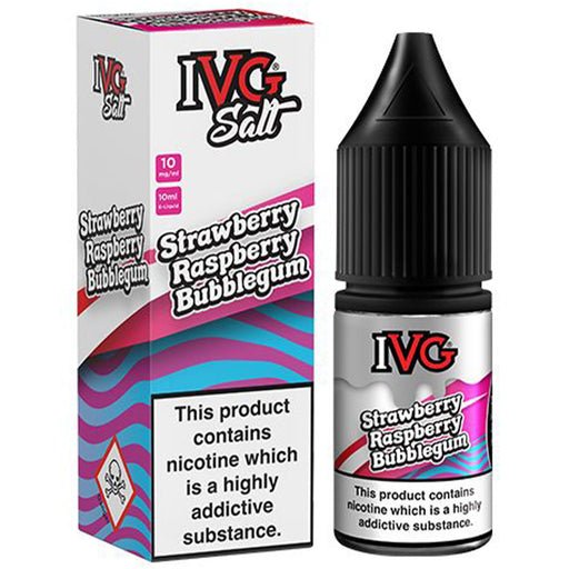 Strawberry Raspberry Bubblegum Nic Salt E-liquid by IVG 10ml  I VG   