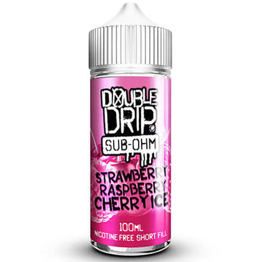 Strawberry Raspberry Cherry Ice E-Liquid by Double Drip 100ml  Double Drip Coil Sauce   