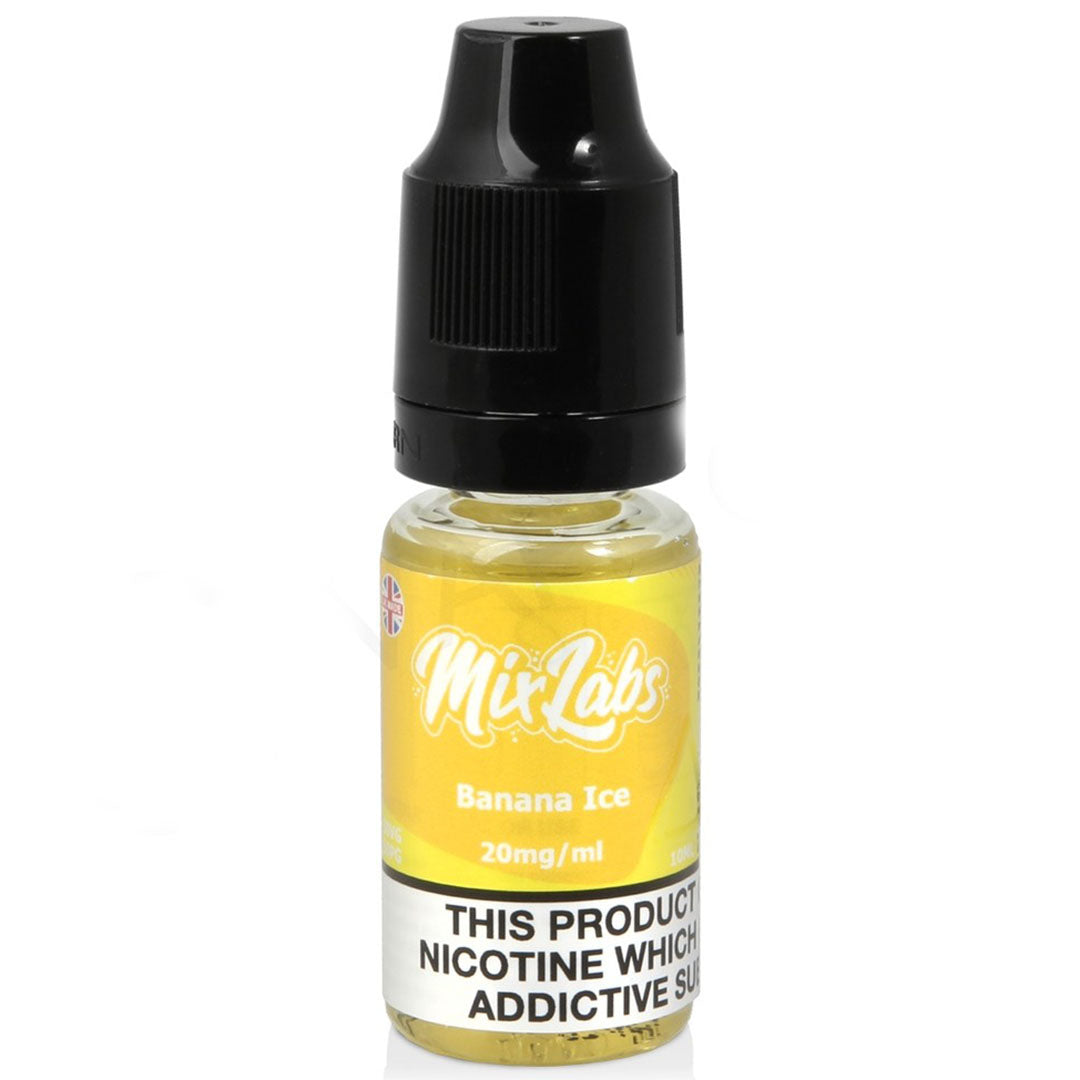 Banana Ice Nicotine Salt By Mix Labs 10ml — London Vape wholesale