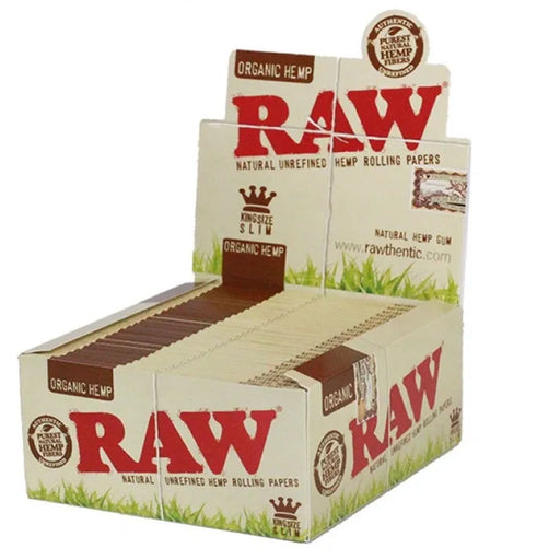 RAW Organic Hemp KS Slim (box of 50)  Raw   