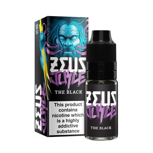 The Black (50/50) By Zeus juice 10ml  Zeus Juice Uk 12mg  