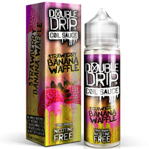 STRAWBERRY BANANA WAFFLE BY DOUBLE DRIP 50ML  Double Drip Coil Sauce   