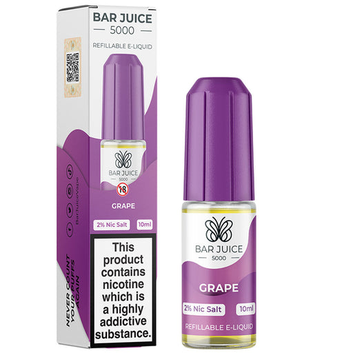 Grape Nic Salt E-Liquid by Bar Juice 5000  Bar Juice   