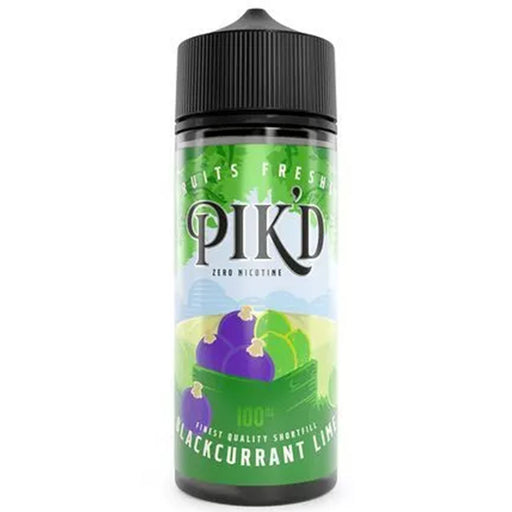 Blackcurrant & Lime 100ml Shortfill By Pikd  Pikd   