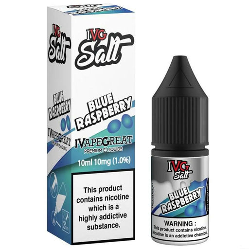 Blue Raspberry Nic Salt E-liquid by IVG 10ml  I VG   