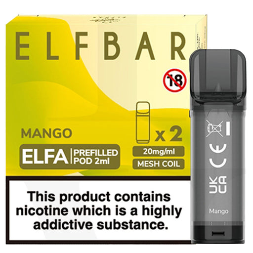 Mango Elf Bar ELFA Prefilled Pods 2ml  Elf Bar   