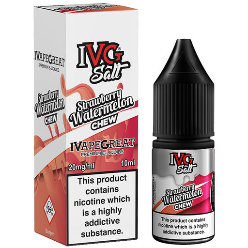 Strawberry Watermelon Chew Nic Salt E-liquid by IVG 10ml  I VG   