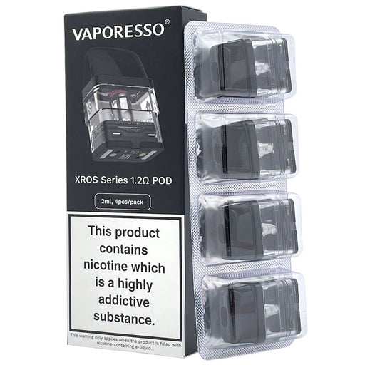 Xros Replacement Pods By Vaporesso 4 Pack  Vaporesso 1.2ohm  