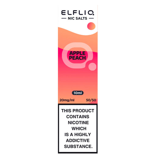 Apple Peach By Elf Bar Elfliq 10ml E Liquid Nicotine Salt  Elf Bar   
