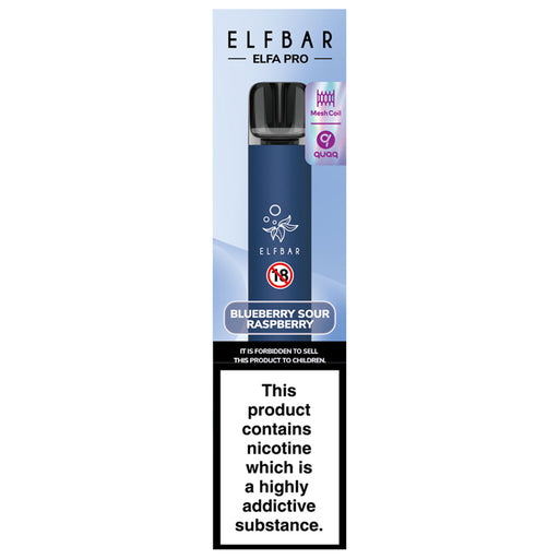 Elf Bar ELFA Pro Pod Vape Kit  Elf Bar Navy Blue(Blueberry Sour Raspberry)  