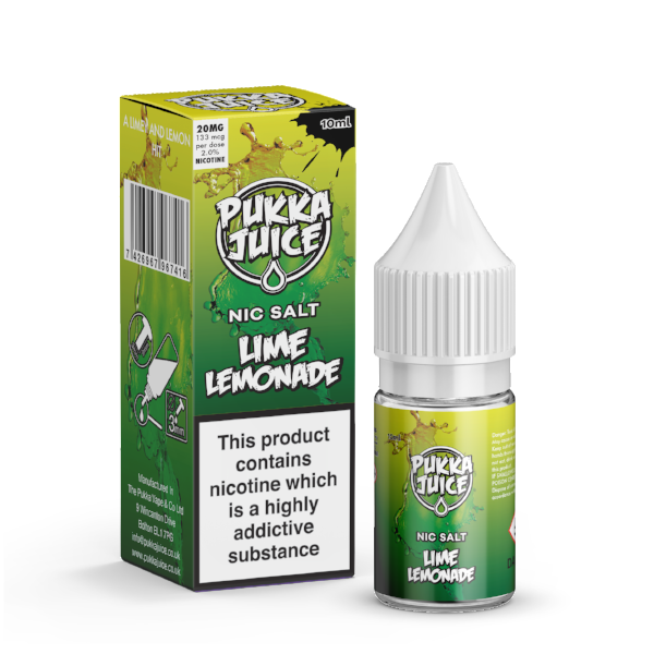 Pukka Juice Nic Salt Lime Lemonade E-Liquid  Pukka Juice   
