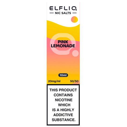 Pink lemonade By Elf Bar Elfliq 10ml E Liquid Nicotine Salt  Elf Bar   